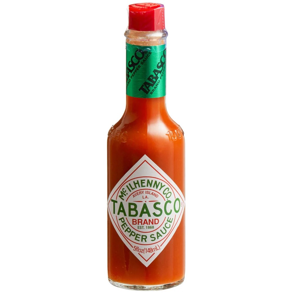 Tabasco Original Red Pepper Sauce, Aged Liquid Hot Sauce, 5 oz Bottle